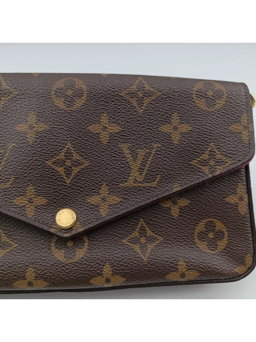 Louis Vuitton Pochette Felicie Monogram Brown Canvas Shoulder